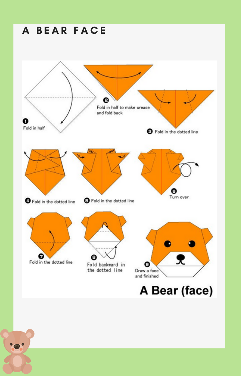 Paper art diagram